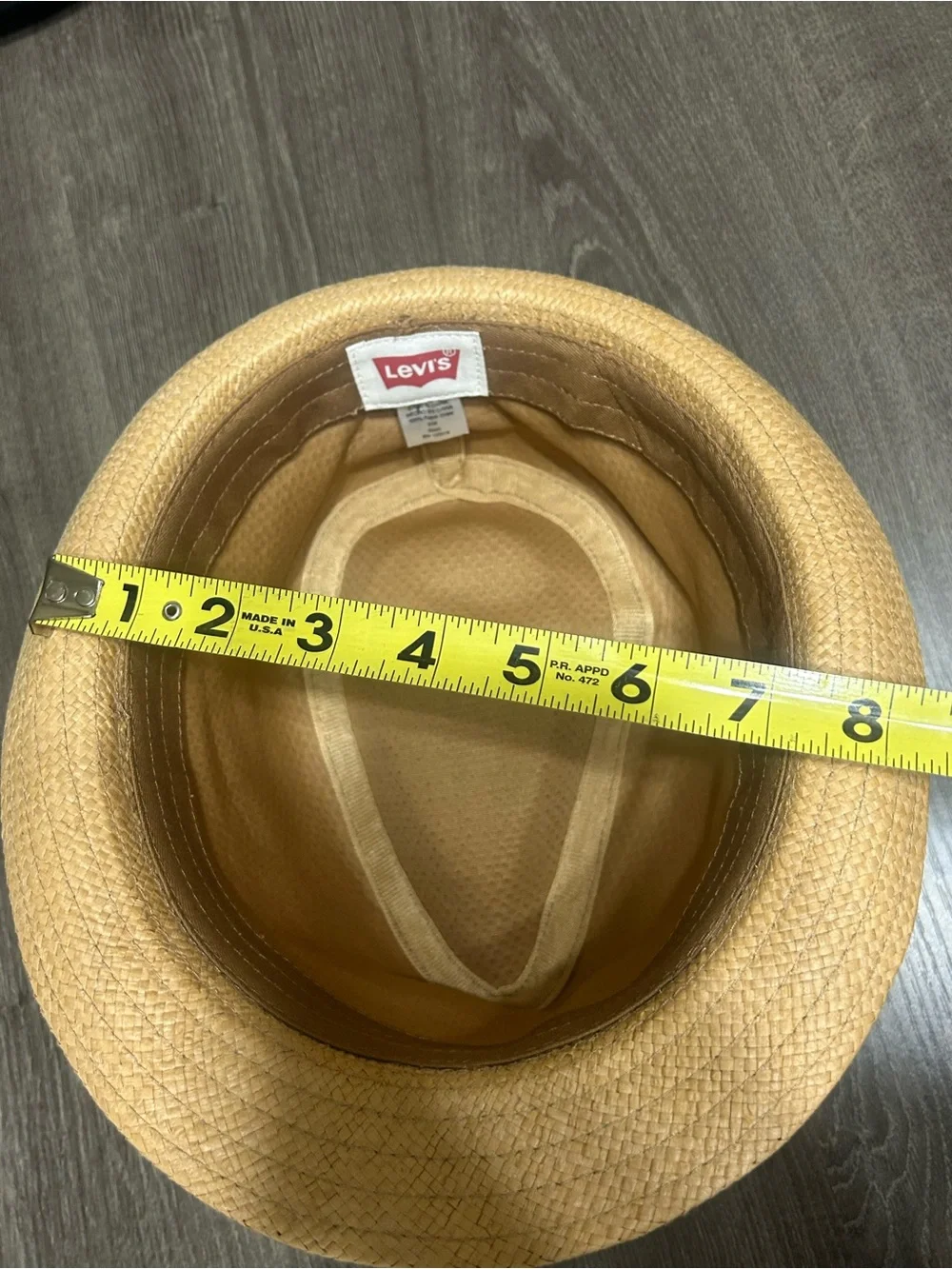 Levis Boys Classic Straw Fedora with Black Band Vacation Resort Dinner Hawaii
